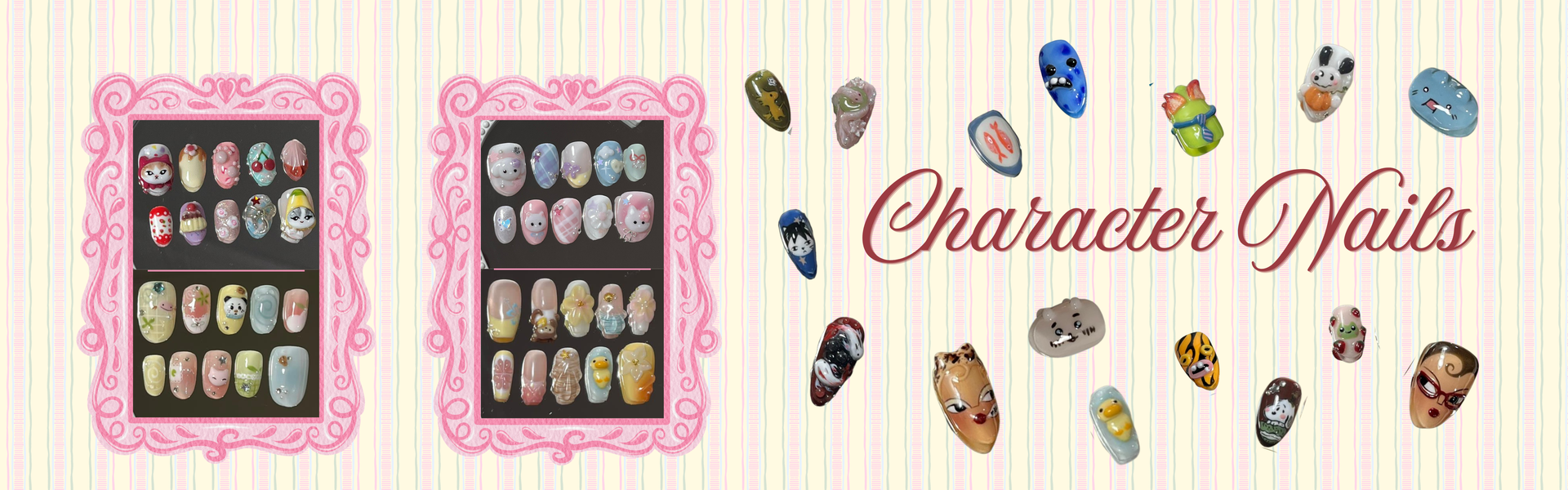 Character Nails Banner