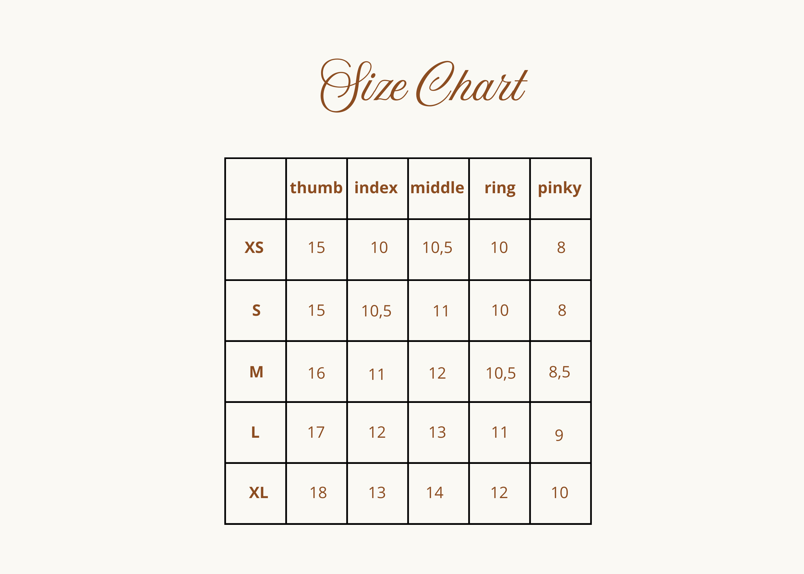 Size Chart Banner